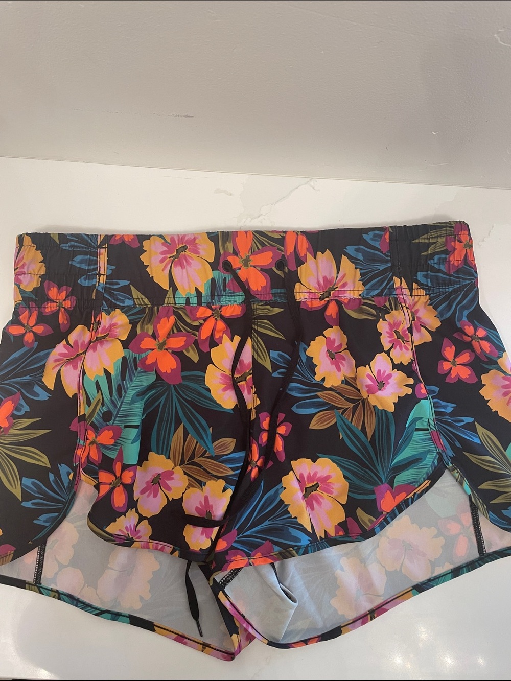Hurley Women’s Floral Print Black Board Shorts